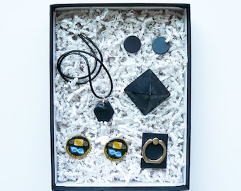 Wellness & Vitality Shungite Gift Set with Pendant - Thoughtful Gifts for Natural Wellbeing, Mind Body Spirit Balance, Self-Care Kit