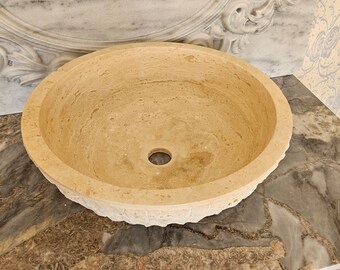 Travertine Marble Sink