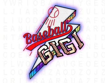 Baseball GIGI png, Cheetah léopard baseball sublimation designs téléchargements, sport maman vie chemise drôle chemise t-shirt mug design sports clipart