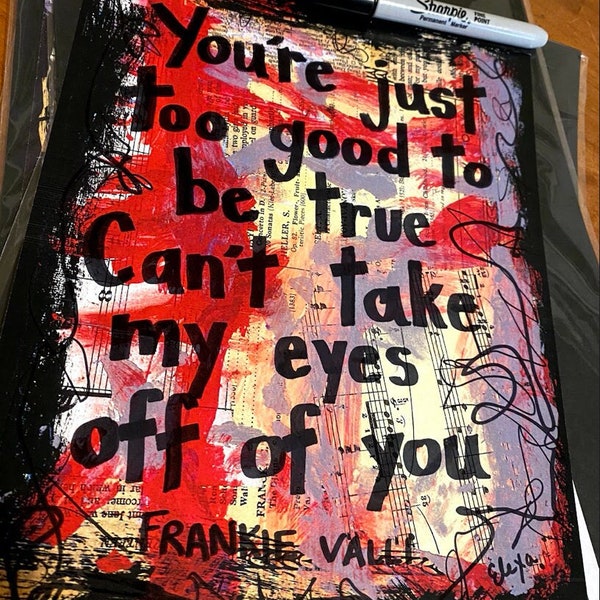 Frankie Valli - Etsy