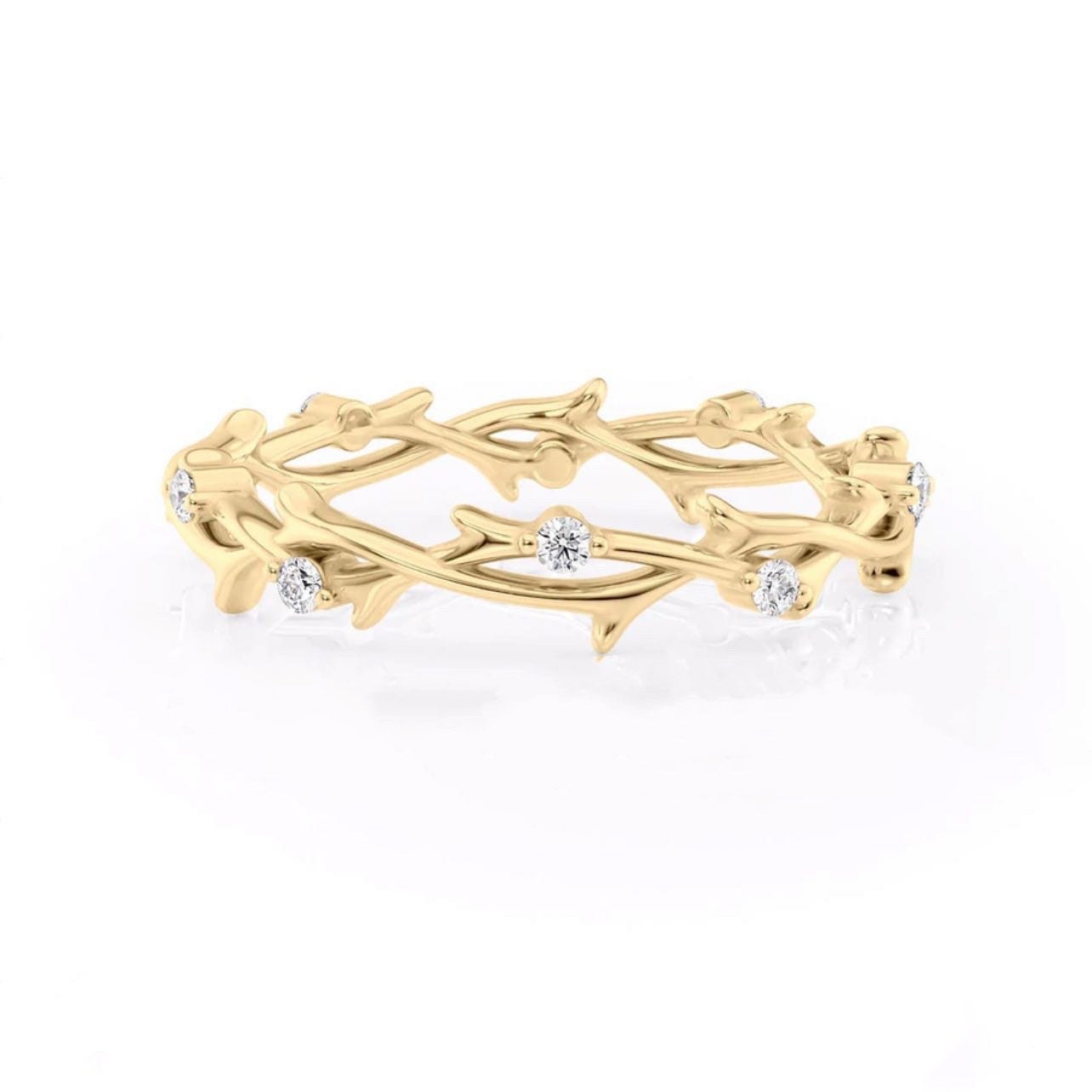 Gold Vine Ring - Etsy