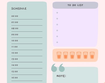 Student Printable Study Planner Pack, Digitales Journal, Tagesplaner digital, Student Digital Planner Goodnotes