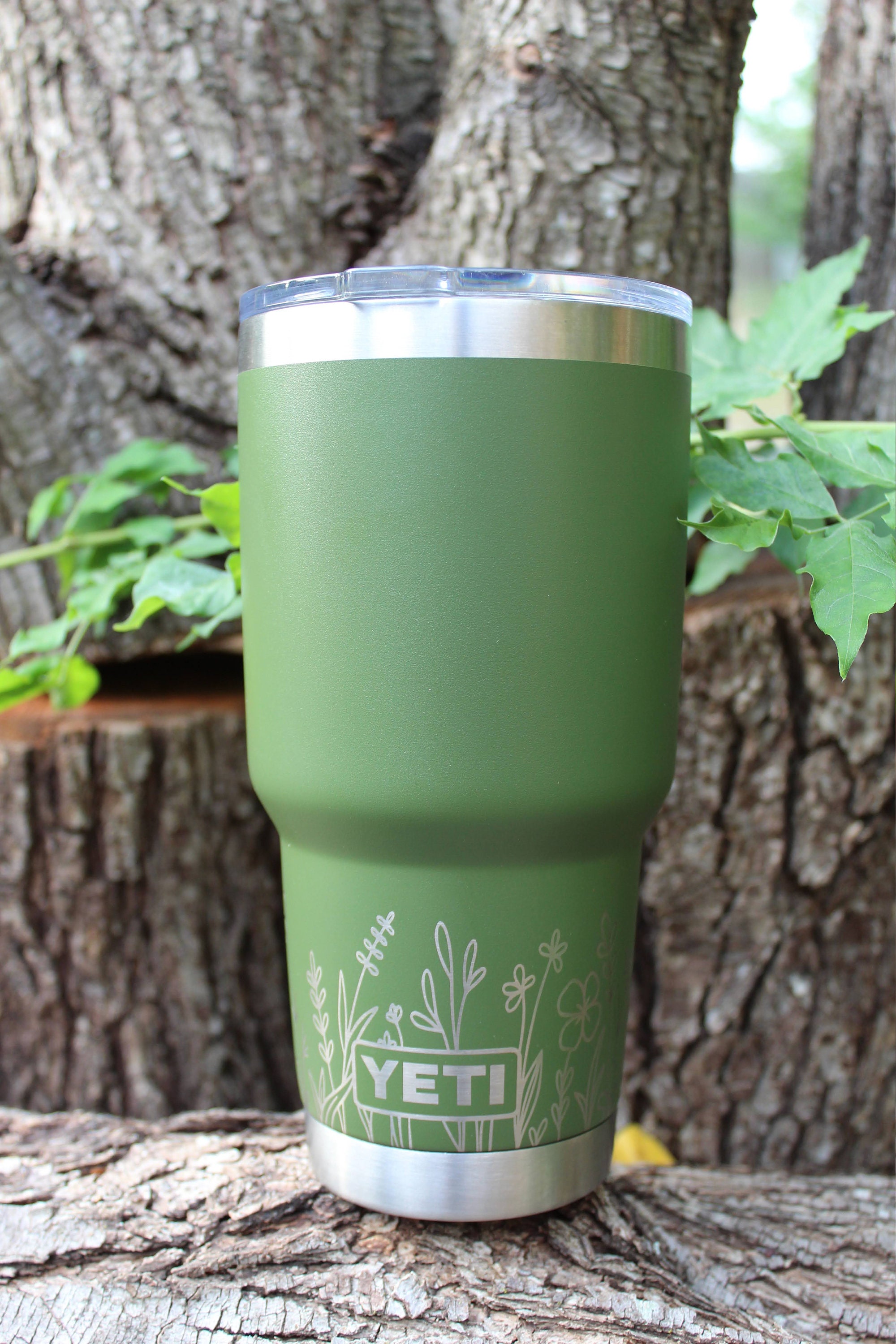 Custom Engraved Yeti 30oz Tumbler 360 Wildflower - Etsy
