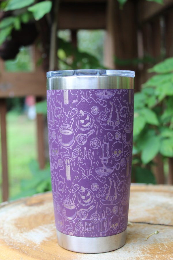 20oz 360 Wildflower Laser Engraved YETI Tumbler Etsy Canada
