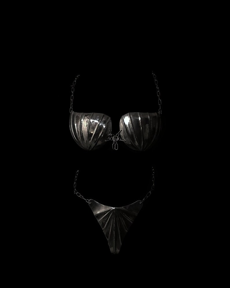 Fluted Armour Bra Set - Etsy