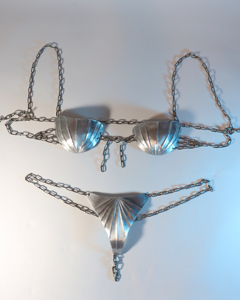 Fluted Armour Bra Set - Etsy