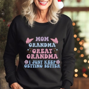 Great grandma sweatshirt, great grandma sweat, great grandma gift sweatshirt, great grandma outfit sweater, great grandma sweater