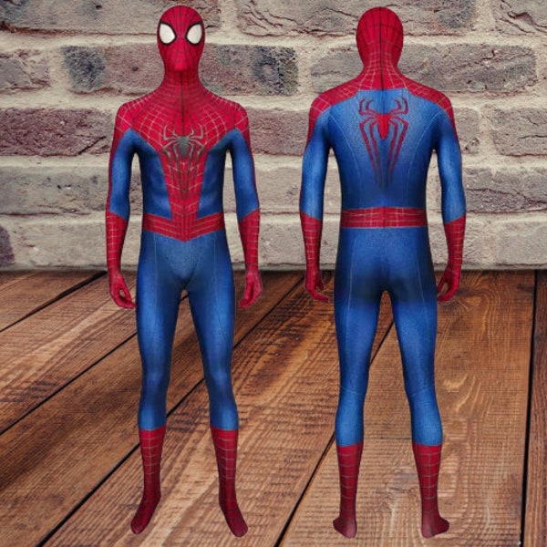 The Amazing Spiderman Costume - Halloween Cosplay Bodysuit - Peter Parker - Kids & Adults Costume