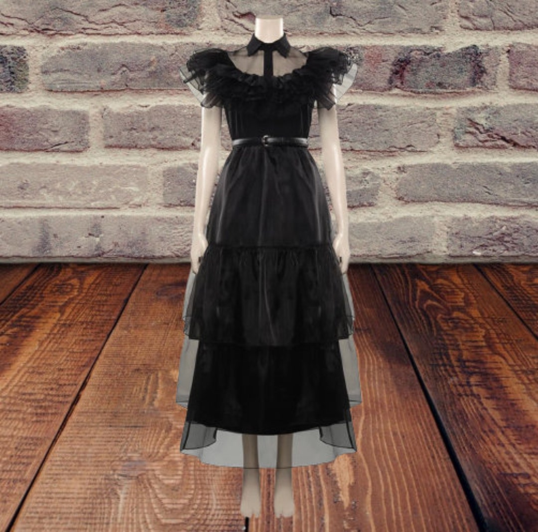 Wednesday Addams Costume Wednesday Prom Dress 