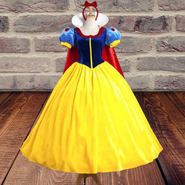 White Snow Queen Costume Etsy