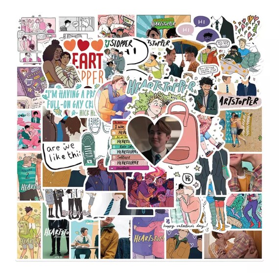 10/30/50/100 Pcs Heartstopper Stickers Series Stickers TV Etsy