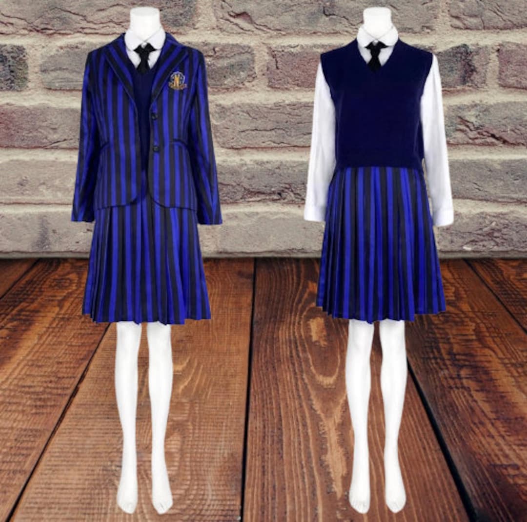 Enid Uniform Inspired Halloween Costume Nevermore Uniform Cosplay