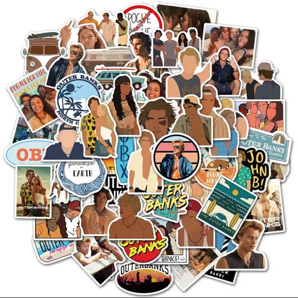 30/50/100 Pcs Outer Banks Stickers - TV show Waterproof Stickers