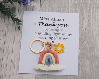 Gift for Teacher,Teacher Gifts,Thank You Teacher Gift Card, Personalised Thank You Teacher gift