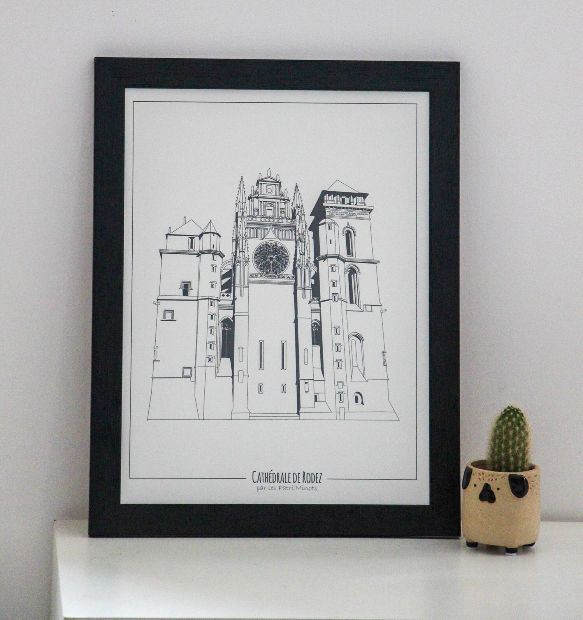 Affiche Cathédrale de Rodez