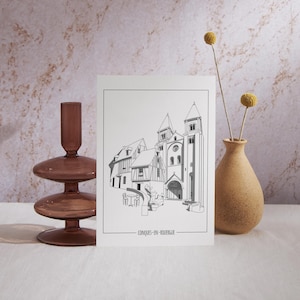 Illustration Conques - plusieurs formats