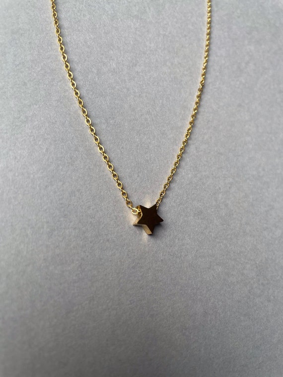 【VINTAGE HOLLYWOOD】Twinkle Layered Necklace_VH2478NE001M Twinkle Twinkle Little Star Necklace - Etsy