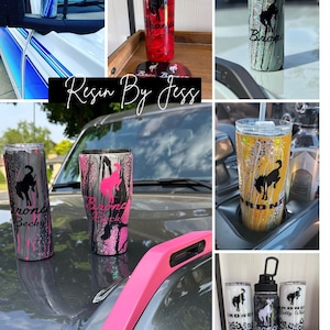 Ford Bronco Tumbler, Custom made to order.