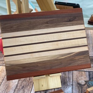 Handcrafted Edge Grain Hard Wood Cutting Board 12”x14”x1”