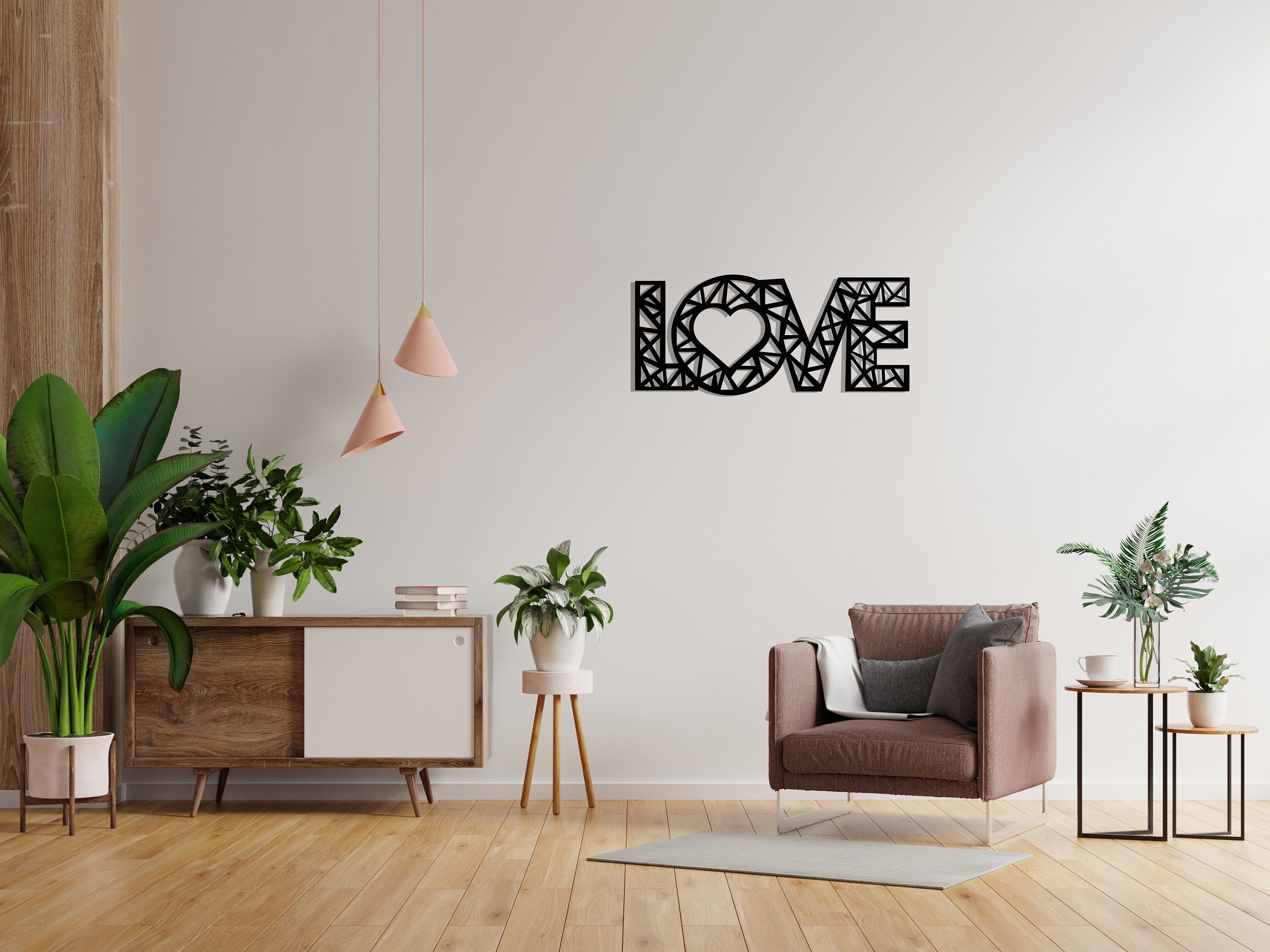 Love Metal Wall Decor Love Wall Art Metal Wall Art Interior Etsy