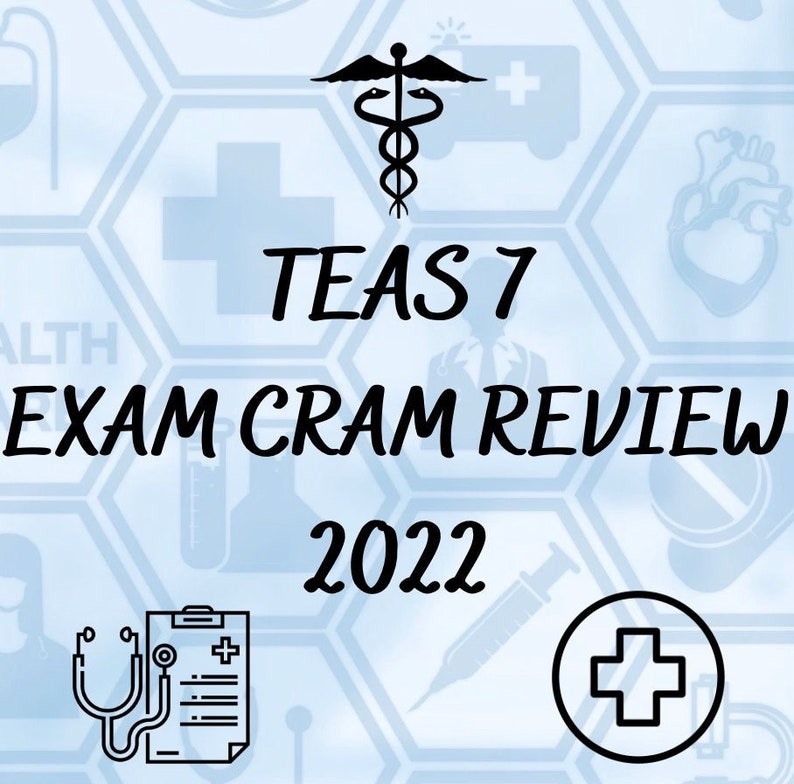 TEAS 7 Review Exam Cram Quick Reference Study Guide Aid - Etsy