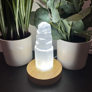 Selenite LED Lamp
