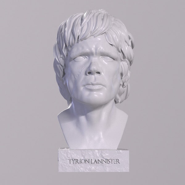 Tyrion lannister Statue STL 3D Print Files for Digital Download and 3D Printing