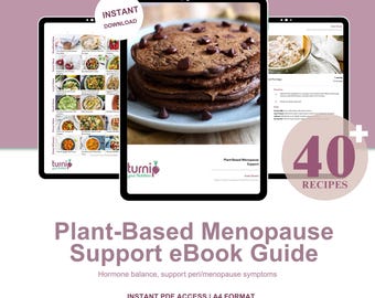 Plant-Based Menopause Recipe Ebook | Hormone Balance Vegan Guide (Digital Download)