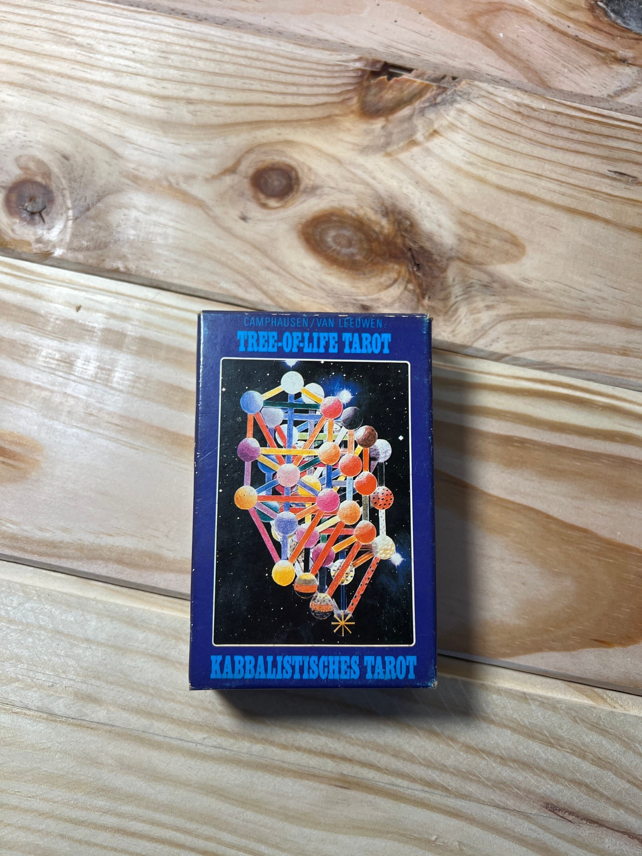 Rare Tree Of Life Tarot | Kabbalistic/Kabbalistisches 1983 Trés Bon État