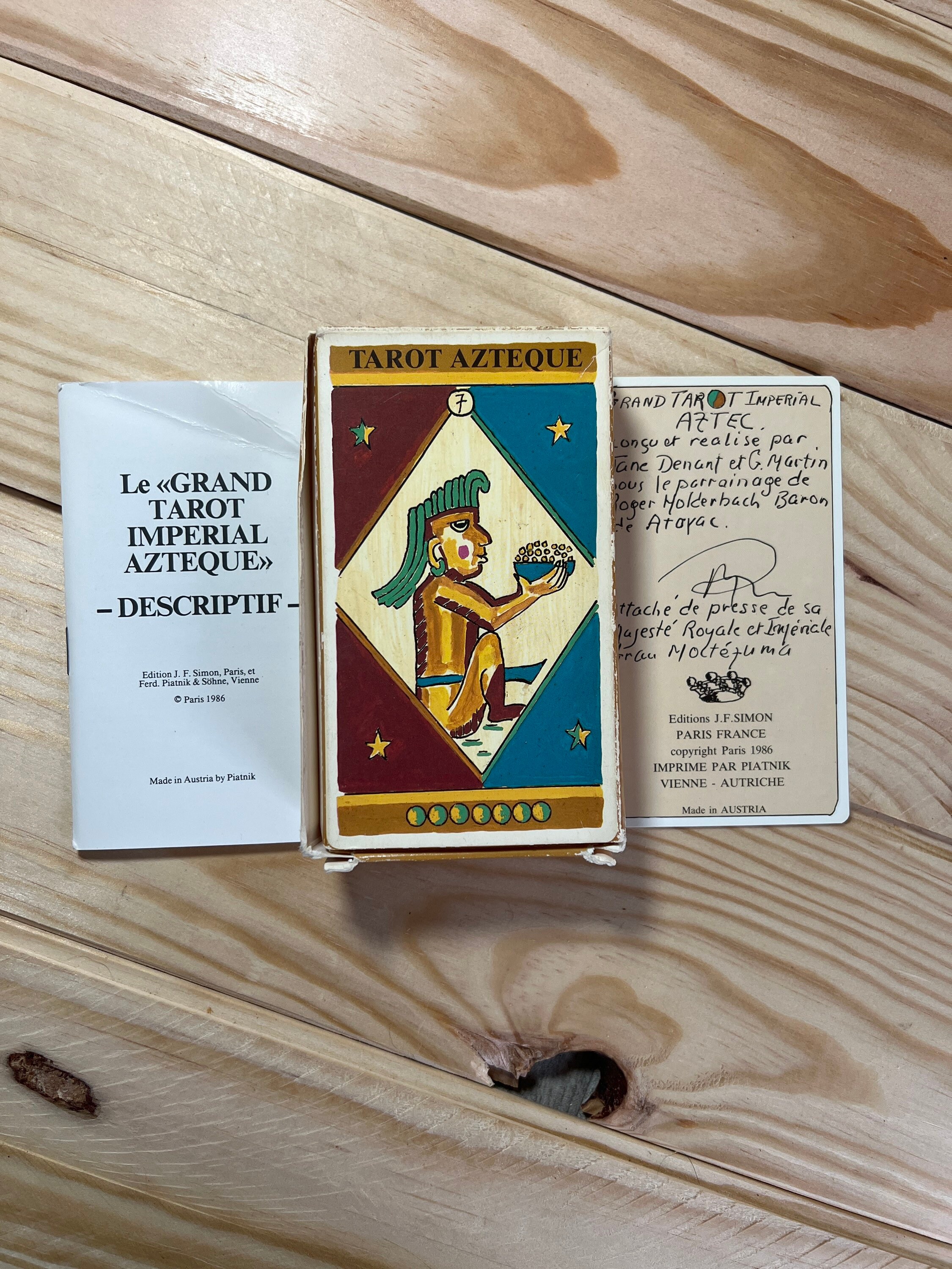 Le Grand Tarot Impérial Aztèque 1986 Piatnik