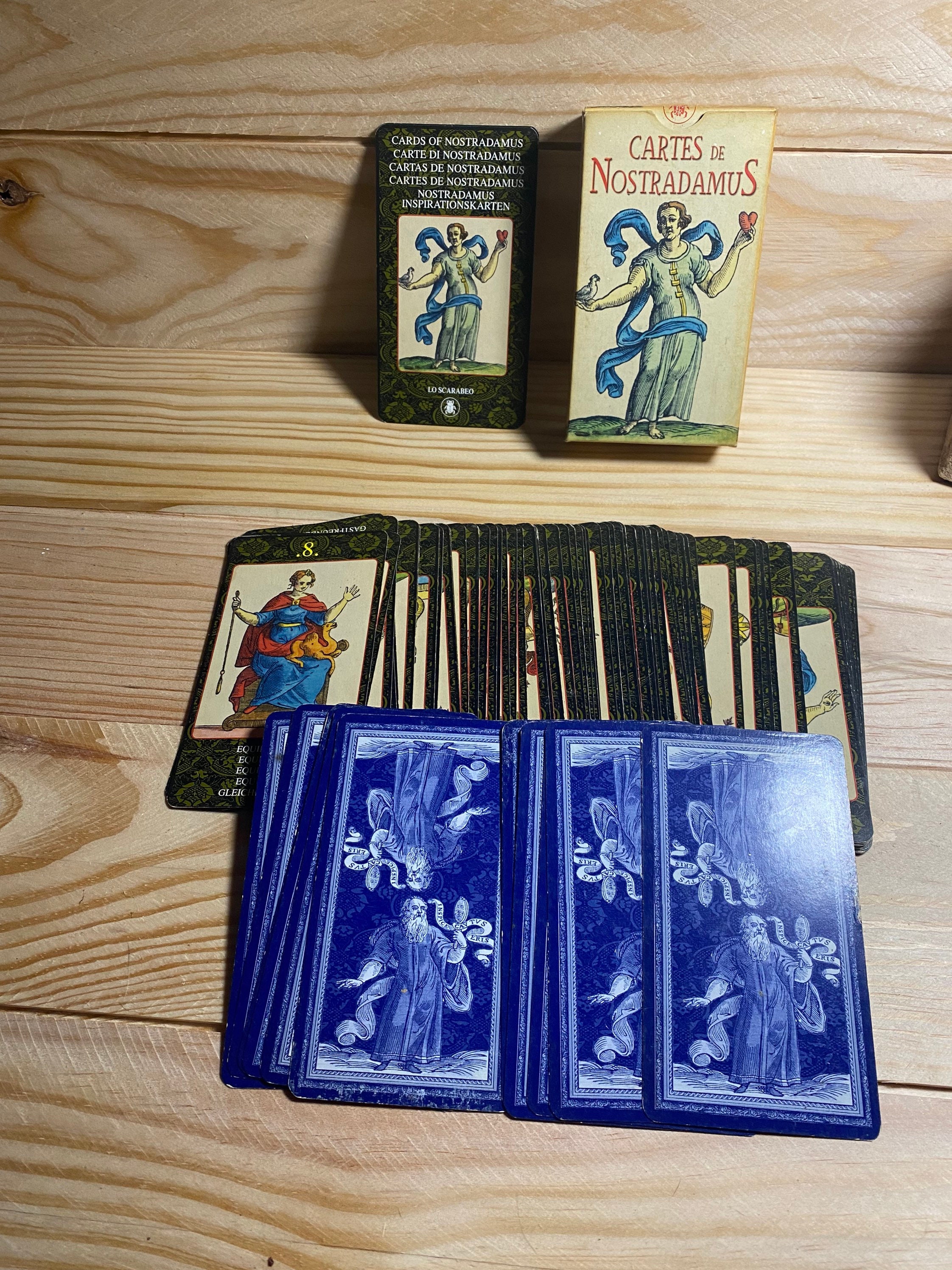 Cartes de Nostradamus Lo Scarabeo 2004 Vintage