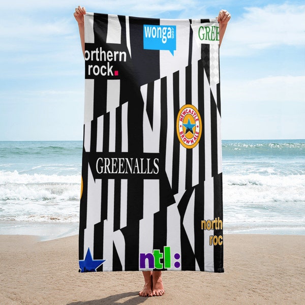 Newcastle United Beach Towel Etsy UK
