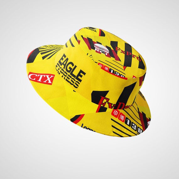 Watford Football Retro Kit Inspired Bucket Hat Etsy