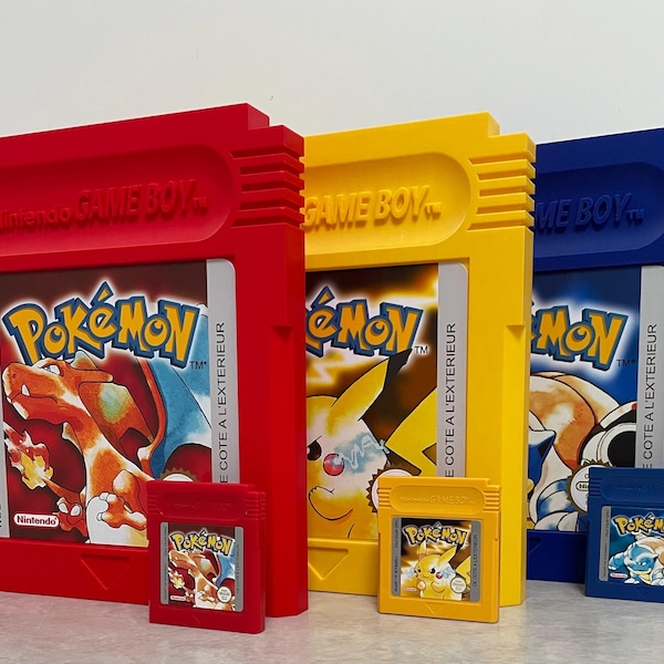 Giant Nintendo Game Boy cartridge, decorative.