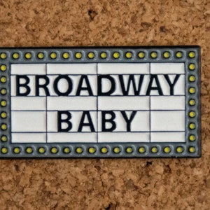 Broadway Baby Marquee Enamel Pin - Glows in the Dark!