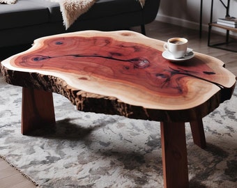 Live Edge Coffee table, Wooden end table, bedside table, modern table, contemporary table, rustic table, side table, wooden table,