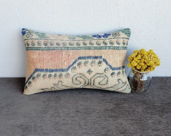 12x20 Rug Pillow Cover , Turkish Pillow , Antique Pillow , Handmade Rug Pillow , Carpet Pillow , Rug Cushion , Rug Cushion Cover