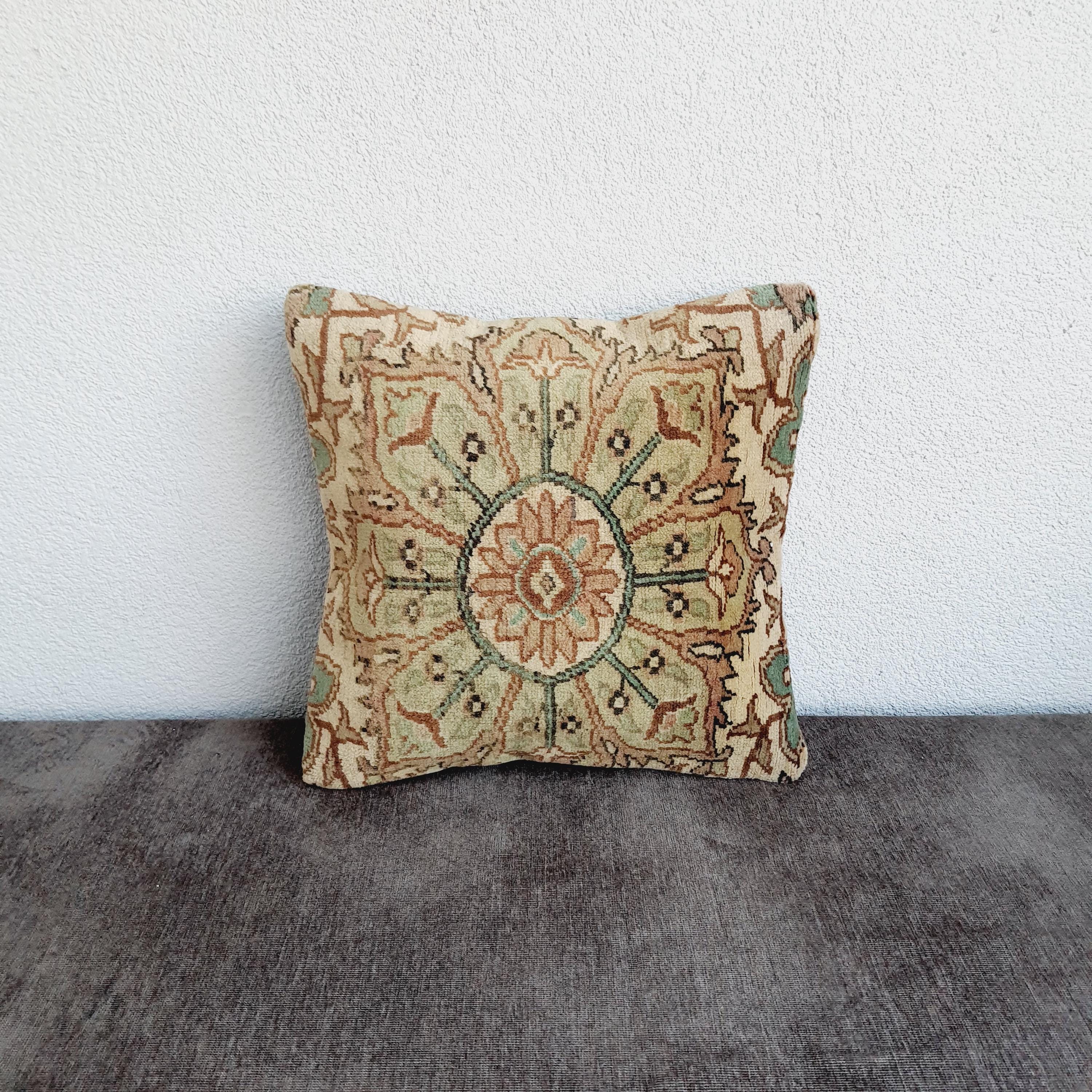 トルコヴィンテージラグクッションカバー 2枚セット 36×36 30×50 ☆yume