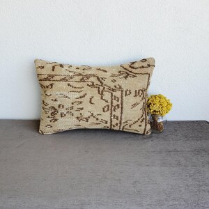 16x24 Turkish Rug Pillow Cover  , Rug Cushion Case , Decorative Rug Pillow Cover , Handmade Rug Pillow Case , Rug Cushion Cover