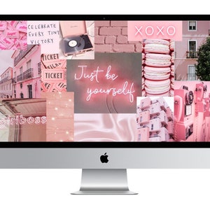 Desktop Wallpaper Collage 4K, Pink Pilates Princess Aesthetic, Mood Board,  Digital Download, Pink Collage Wallpaper, Pretty. -  Canada