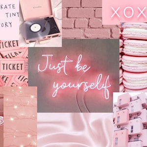 Light Pink Aesthetic Desktop Wallpaper Digital Download - Etsy Norway