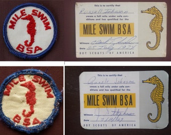m3 MILE SWIM collectible patch FREE SHIP m3 MILE SWIM collectible patch FREE SHIP