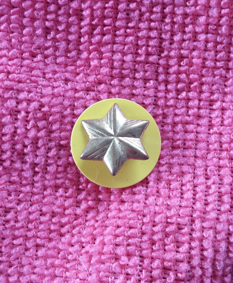 Vintage Senior Membership 1938 Girl Scout 4star Pins and Vintage Girl Scout Star Lapel Pins