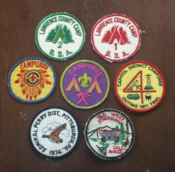 Rare Vintage Boy Scout Camp Patches Etsy