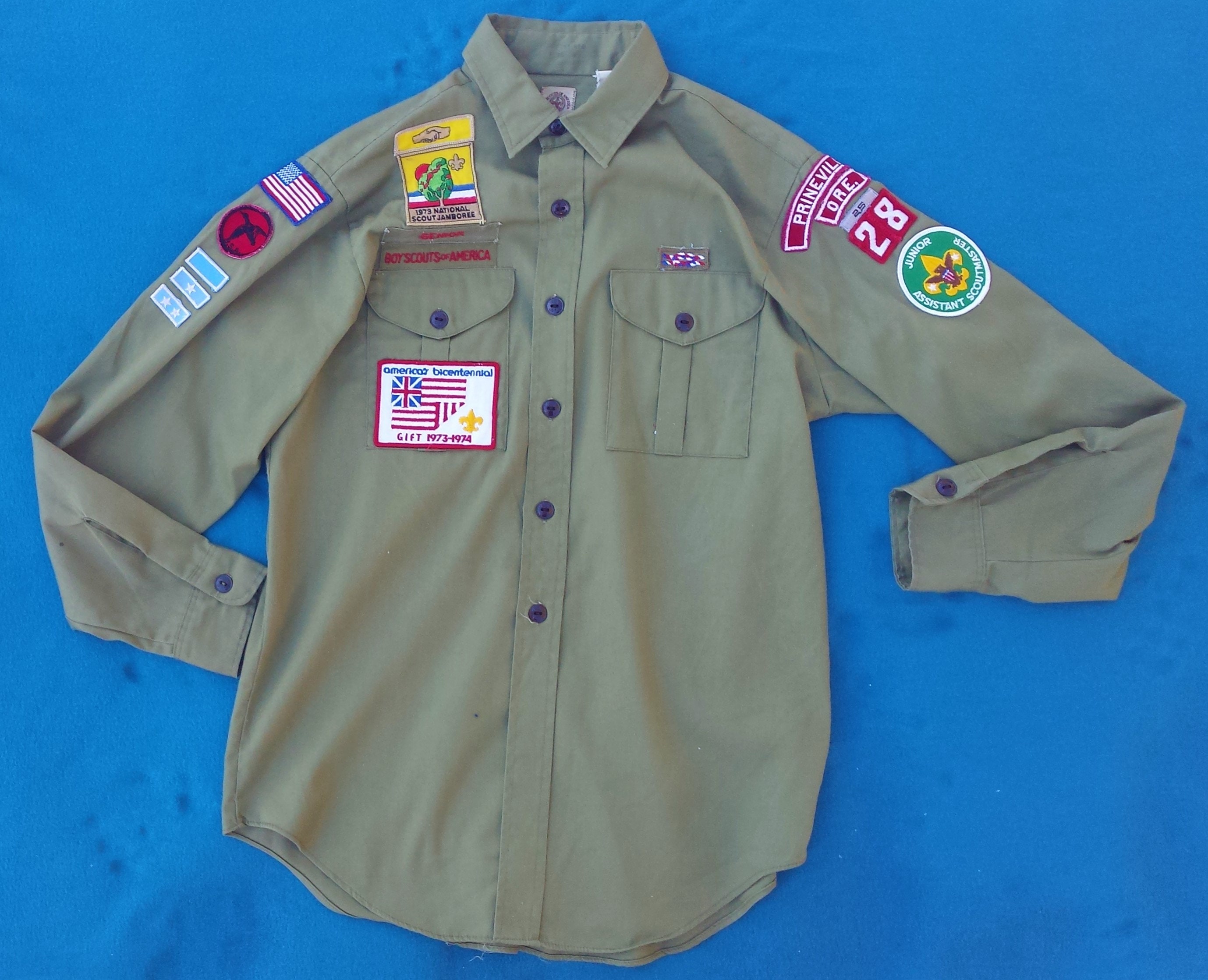 Vintage Boy Scout Uniform hat Neckerchief Shirt and Pants Etsy