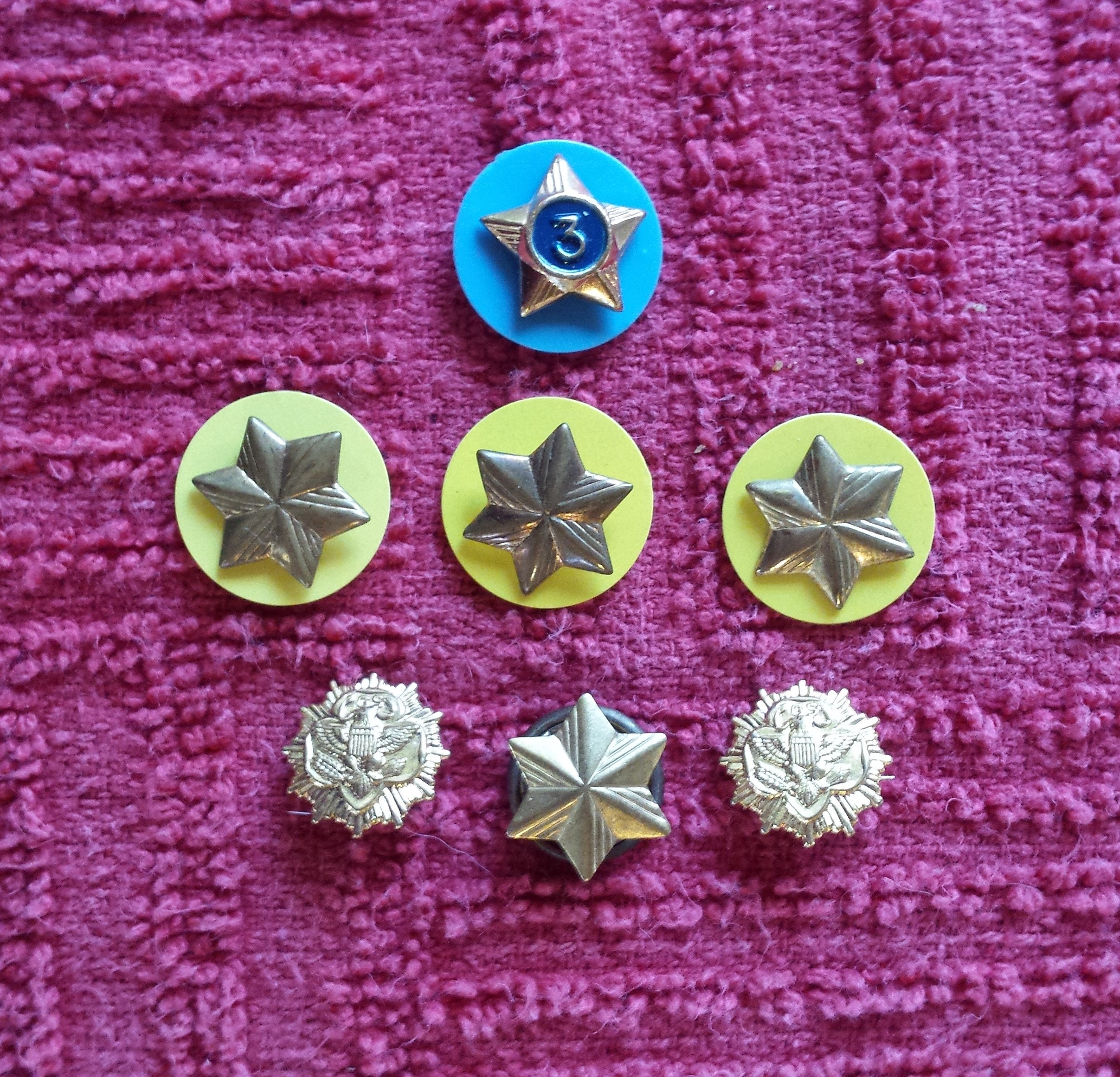 Vintage Senior Membership 1938 Girl Scout 4star Pins and Vintage Girl