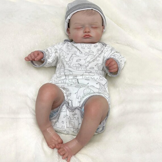 Sleeping Cuddle Therapy Realistic Reborn Baby Doll Cheap That Looks Real  Gift For Little Girl Lifelike Soft Vinyl Realistic Newborn Baby Doll 