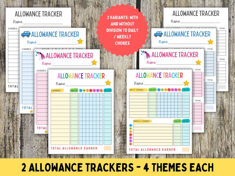 The Ultimate Kids Printable Bundle: Chore Chart Daily - Etsy
