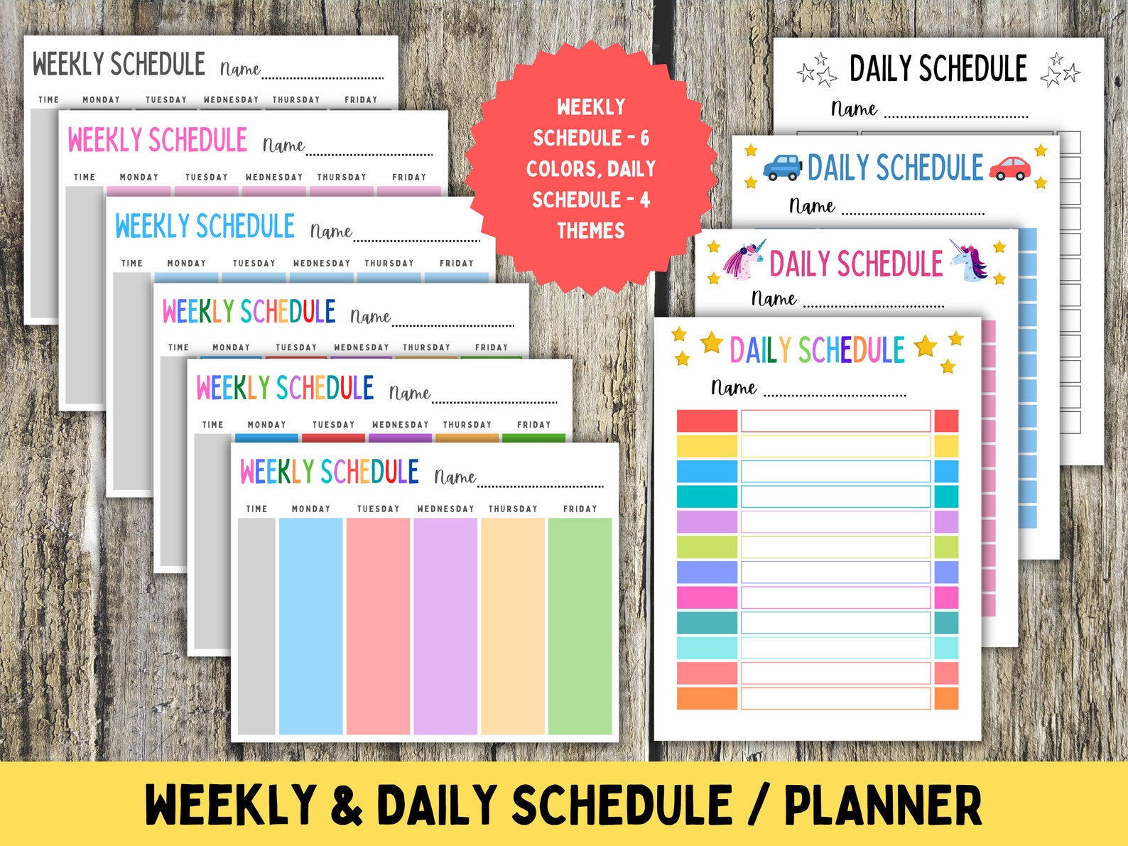 The Ultimate Kids Printable Bundle: Chore Chart Daily - Etsy