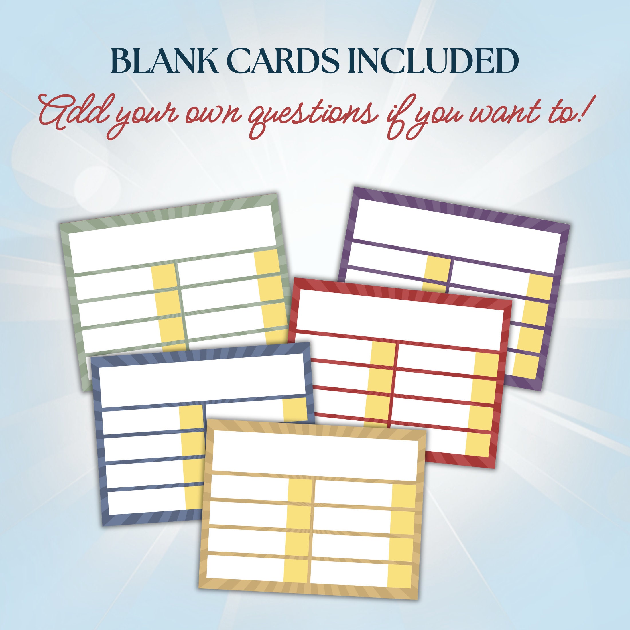 Bible Friendly Feud, Printable Bible Feud Game, Family Game Night ...